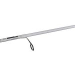 Abu Garcia 6’6” Veritas Spinning Fishing Rod, 1-Piece Rod, 6-12lb line Rating, Medium Rod Power, Fast Action, 1/8-1/2 oz. Lure Rating, White