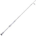 Abu Garcia 6’6” Veritas Spinning Fishing Rod, 1-Piece Rod, 6-12lb line Rating, Medium Rod Power, Fast Action, 1/8-1/2 oz. Lure Rating, White