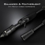 KastKing Kestrel Bait Finesse Casting Rod 2 pc 6'3" UL