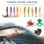 WITOROR Fishing Lures, 144Pcs Fishing Tackle Box Included Crankbaits, Spoon, Hooks, Jigs, Weights and More Fishing Gear Lures Kit Set, Fishing Bait Lure Gear Kit Fishing Gifts for Men Bass Freshwater