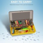 WITOROR Fishing Lures, 144Pcs Fishing Tackle Box Included Crankbaits, Spoon, Hooks, Jigs, Weights and More Fishing Gear Lures Kit Set, Fishing Bait Lure Gear Kit Fishing Gifts for Men Bass Freshwater