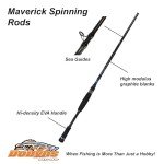 DOBYNS RODS Maverick Spinning / 7'0" / 1 PC / 6-12 LB LINE WT / 1/8-1/2 Lure WT/MED LT FST ACT/EVA-Split HDL