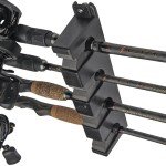 Berkley Horizontal 4 Fishing Rod Rack, Black