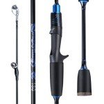 Sougayilang Fishing Rods Ultra-Sensitive Carbon Casting Rods Blanks with Comfort EVA Grip Rod Handle 2 Pieces Trout Rod
