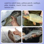 SOSOFISH Fishing Lures with Spinner Baits Blades for Topwater, Swimbait for Trout and Bass Slow Sinking, 5pcs Fishing Hard Baits (8D)