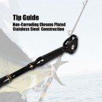 Fiblink 1-Piece Saltwater Offshore Trolling Rod 6-Feet Big Game Rod Conventional Boat Fishing Pole (30-50 lbs)