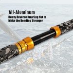 Fiblink 1-Piece Saltwater Offshore Trolling Rod 6-Feet Big Game Rod Conventional Boat Fishing Pole (30-50 lbs)