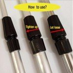 FASPLORE 4-Pack Telescopic Fishing Rod Holders for Ground Fishing Rod Holders Stand Fishing Pole Rack for Bank (4pcs-20 inches)