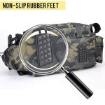 Sougayilang Fishing Tackle Bags with 3600 Tackle Tray - Fishing Tackle Storage Bags for Saltwater or Freshwater Fishing Gear - Padded Shoulder Strap - Tackle Box Bag Fishing Bag(Green)