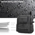 WANOON 42L Waterproof Fishing Bag with Rod Holder,A Movable Partition and An Insulated Liner, It Is also A Large Lightweight Hiking Backpack