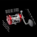 KastKing Rover Round Baitcasting Reel, Right Handed Fishing Reel,Rover80