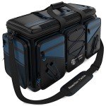 Reaction Tackle Fishing Tackle Bag - Salt Water Resistant Tackle Box, 1000D PVC Waterproof Material, Durable Liner, Removable Dividers, for 3600/3700 Trays, XL