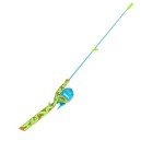 Zebco Youth Scooby Doo Floating Spincast Reel and Fishing Rod Combo, 29-Inch Fiberglass Rod, Light Power, Moderate Action, Size 20 Reel, Green