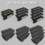 Baitium XTRAseal Waterproof Fishing Tackle Box Organizer, Tackle Boxes With Dividers, Tacklebox for Fishing, 3600 Tackle Trays, Fishing Gear (2 PACK 3600 (Tray Size : 10.6" x 6.7" x 2"))