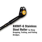 Fiblink Bent Butt Fishing Rod 2-Piece Saltwater Offshore Trolling Rod Big Game Roller Rod Conventional Boat Fishing Pole with Swing Tip