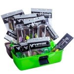 Vipfish Fishing Tackle Box Kit with Crankbaits, Frogs, Swimbaits, Spinnerbaits, Hooks, Weights, Beads, Plier – 303PCS Freshwater Fishing Lure Set for Bass Trout Walleye