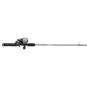 Ugly Stik GX2 Spincast Reel and 5' Fishing Rod Combo, 2-Piece, Graphite and Fiberglass Rod with Clear Tip Design
