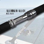 Fiblink Saltwater Offshore Heavy Trolling Fishing Rod Big Game Conventional Boat Fishing Roller Rod Pole with All Roller Guides (2-Piece,7-Feet 6-Inch,30-50lb)