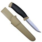 Morakniv M-13216 Companion Fixed Blade Outdoor Knife with Stainless Steel Blade, 4.1-Inch, Desert Tan