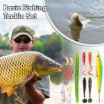 111PCS Fishing Lures Kit with Tackle Box for Bass Trout Salmon,Freshwater Bait Tackle Kit Included Crankbaits Spoon Hooks Weights and Other Fish Accessories,Men's Fishing Lure Gear Set Gifts