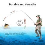 UAIAGM Gag Fishing Lures Set Metal Luminous Sequin Spoons Funny Top Water Bass Fishing Lures Fishermen Gear Spinner Baits Freshwater Saltwater Equipment Fishing Hook for Fishing Lover Men