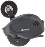 Okuma Komodo SS Large Capacity Low Profile Baitcaster, KDS-463P, 130 yds-30LB, Power Handle , Grey