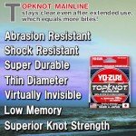 Yo-Zuri Topknot Fluorocarbon Mainline 200YD Spool 14LB, Natural Clear