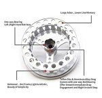 ANGLER DREAM pre-Loaded (1/2WT 3/4WT 5/6WT 7/8WT) Fly Reel with Line Combo Aluminum Alloy Large Arbor Fly Fishing Reels Weight Forward Fly Line with Braided Backing Tapered Leader