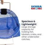 Durable Fish Bag Net with Stainless Steel Handle