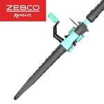 Zebco Kids Rambler Telescopic Spinning Reel and Fishing Rod Combo, 23.5-Inch to 5-Foot 3-Inch Telescoping Fishing Rod, Size 20 Reel, Pre-Spooled with 8-Pound Cajun Line, Seafoam/Black