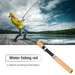 Telescopic Fishing Rod, Ice Fishing Rod Outdoor Portable Winter Fishing Rod Carbon Fiber Retractable Mini Fishing Pole Tackle