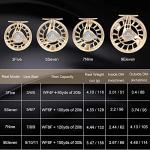 Maxcatch AVID PRO Fly Fishing Reel with CNC-machined Aluminum Body Super Large Arbor Design-3/5, 5/7, 7/9, 9/11 Weights (Gold, 9/11wt)