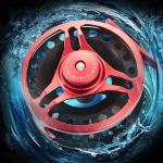 Aventik Fly Fishing Reel-NT Large Arbor 7/9wt, CNC-Machined Aluminum Alloy Fly Reel.(Red+Black Without Line)