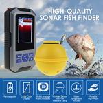 Gain Express Fish Finder Wireless Sonar Sensor 125kHz 45M/147Ft Depth Alarm LCD Display