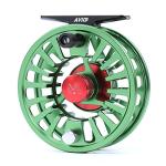 Maxcatch AVID Fly Fishing Reel with CNC-machined Aluminum Body - 1/3, 3/4, 5/6, 7/8, 9/10 Weights(Black, Green, Blue) (Green, 9/10wt)