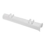 ISURE MARINE 2PCS Fishing Rod Holder Rod/Ship Yacht Fishing Rod Frame Portable Lightweight and Durable Tube Rod Rack-Replacement Parts with Screws (White)