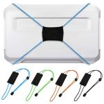 4 PCS Thickened Fishing Finder Cover Straps, Adjustable Fish Finder Bungee for Securing Graph Cover for Travel