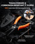KastKing SteelStream Fishing Tool Set, Fishing Gear - Corrosion Resistant Fishing Pliers, Fillet Knife, Fishing Scissors, Fish Lip Gripper, Multi-Functional Jaw, Fishing Gifts for Men