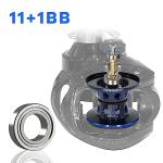 Fishdrops Baitcaster Reel Ultra-Light Baitcasting Fishing Reel, 7.0:1 Gear Ratio, 12.12LB Drag Magnetic Brake, Smooth 11+1BB, Freshwater & Saltwater and Affordable Low Profile Bait Caster Reel