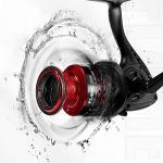Piscifun Flame Spinning Reels, Light Weight Ultra Smooth Powerful Spinning Fishing Reels Black & Red 3000 Series