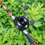 Fishdrops Baitcaster Reel Ultra-Light Baitcasting Fishing Reel, 7.0:1 Gear Ratio, 12.12LB Drag Magnetic Brake, Smooth 11+1BB, Freshwater & Saltwater and Affordable Low Profile Bait Caster Reel