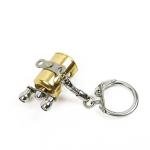 YTQ Creative Miniature Trolling Reel Drum Wheel Shape Key Chain Fishing Wheel Pendant Angler Gift