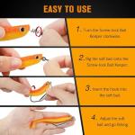 Dovesun 12PCS Weighted Swimbait Hooks for Bass