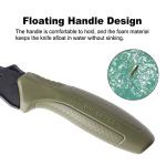 Swiss+Tech 6" Fillet Knife for Fish, Fishing Knife for Filleting and Boning, with Floating Foam Handle&Protective Sheath