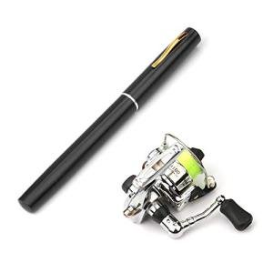 Lixada Pen Premium Mini Pocket Collapsible Fishing Pole Kit Telescopic Fishing Rod + Spinning Reel Combo Kit 1M / 1.4M / 1.8M / 2.1M