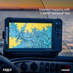 Eagle 7 SplitShot™ HD, 7" IPS Screen, SplitShot™ HD transducer, C-MAP® Inland Charts for The US, with Coverage of Over 17,000+ American Lakes
