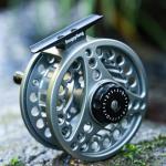 Sougayilang Fly Fishing Reel, Die Cast Aluminum Fly Reel, 5/6, 7/8, Weight Saltwater Fly Reels-Silver #5