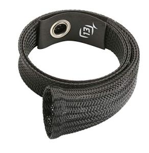 13 FISHING - Ice Rod Sleeve - Black w/ leather tip for rods up to 24" - 13SLEEVE-24