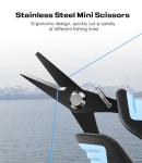 Sidomma Pro Fishing Gear and Equipment Tools Accessories Kit with Fishing Pliers Fillet Knife Scissors Fish Lip Gripper Fish Ruler Fishing Gifts for Men Saltwater Fishing Fly Fishing Ice Fishing