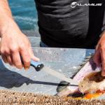 Calamus Folding Fillet Knife, Fishing Knife, G4116 German Stainless-Steel, Ultra-Sharp, Flexible & Corrosion-Resistant Blade, Non-Slip Handle, Lockback Design, Fishing Gear, Fishing Gifts for Men